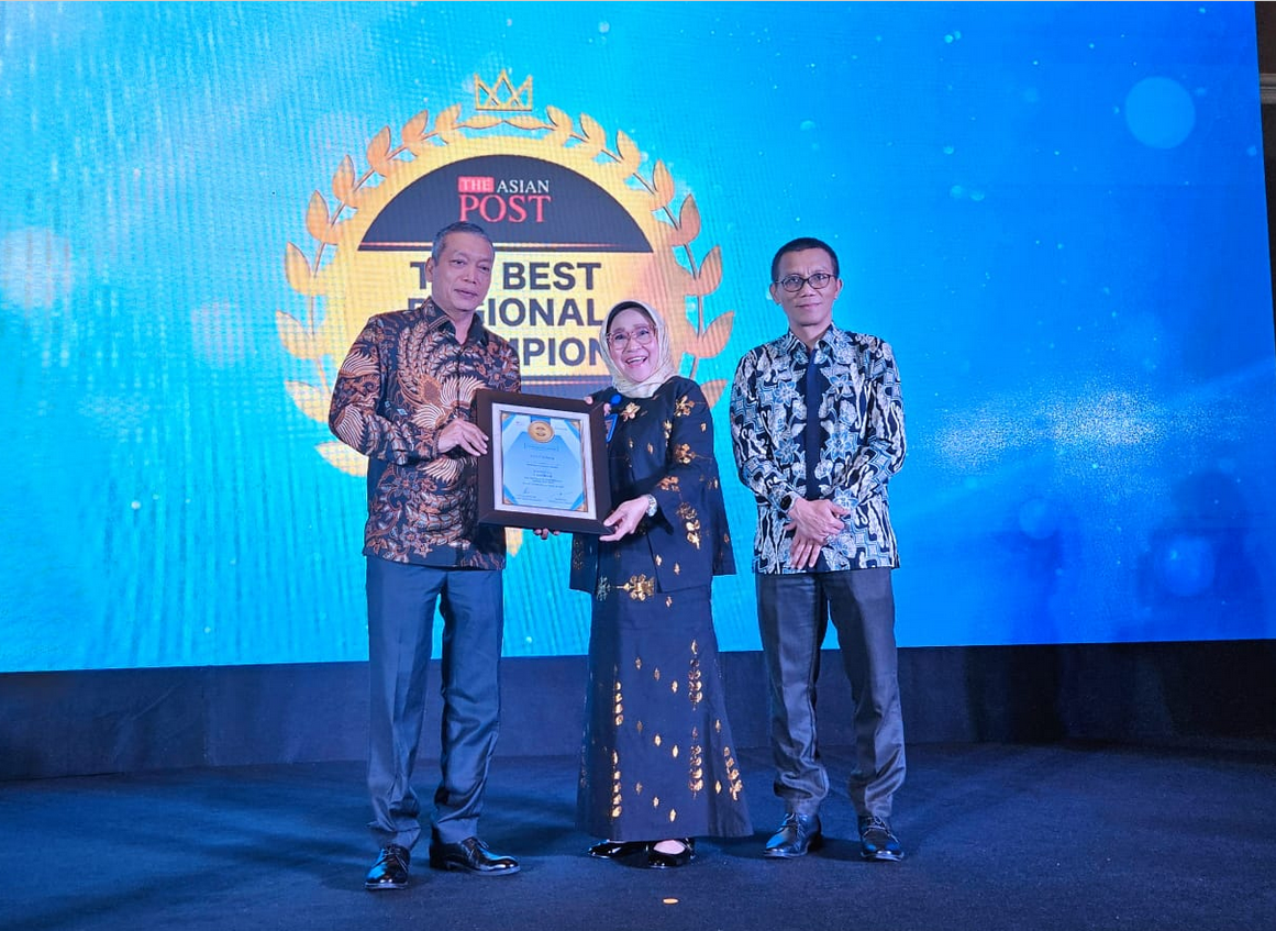 PT. Bank Sulteng Raih Penghargaan The Asian Post : The Best Regional Champion 2025