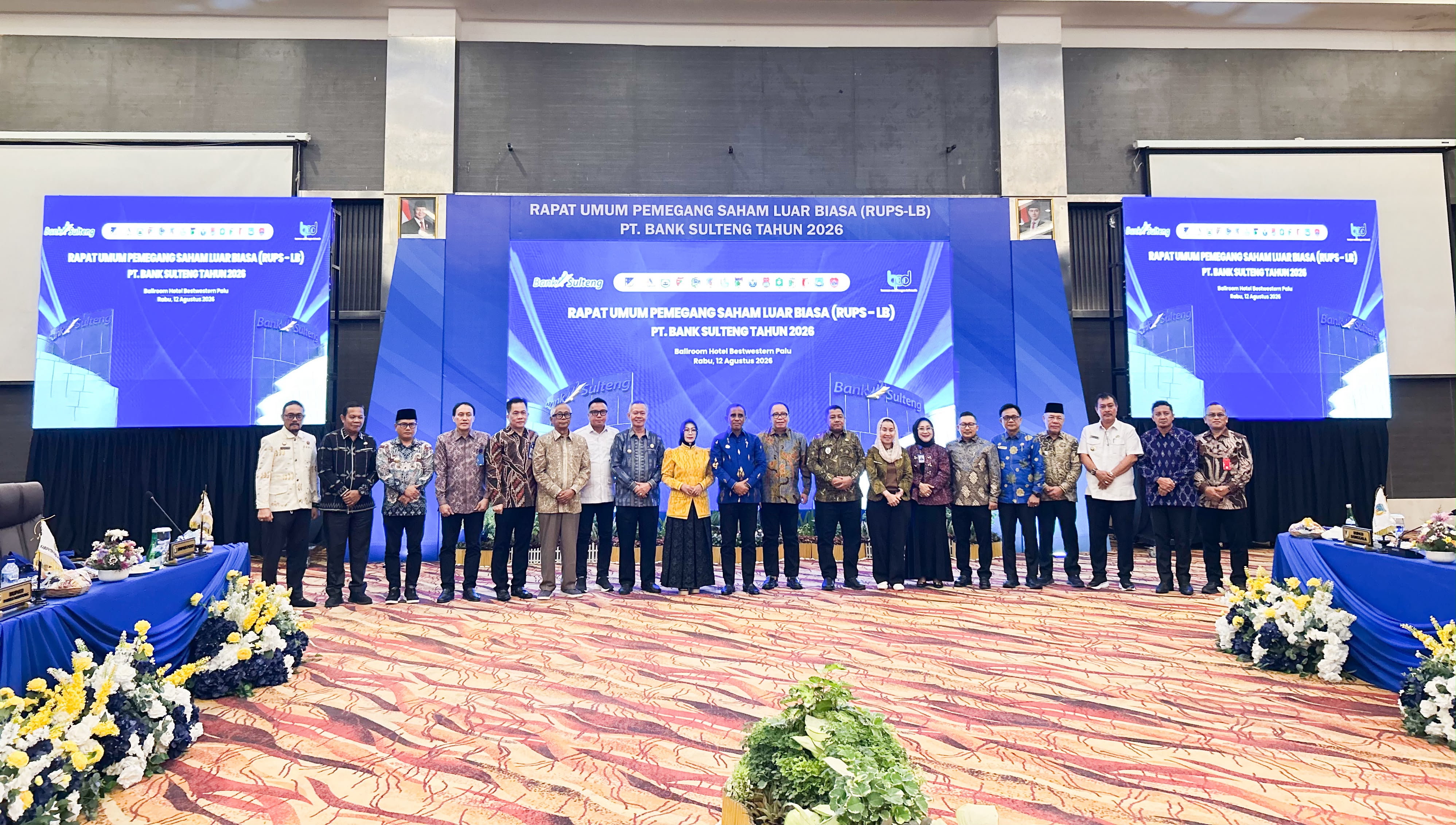RUPS LB (Luar Biasa) PT Bank Sulteng Tetapkan Sejumlah Keputusan Strategis, Koperasi Karyawan Masuk sebagai Pemegang Saham